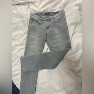 Banana republic grey wash women’s skinny leg jeans